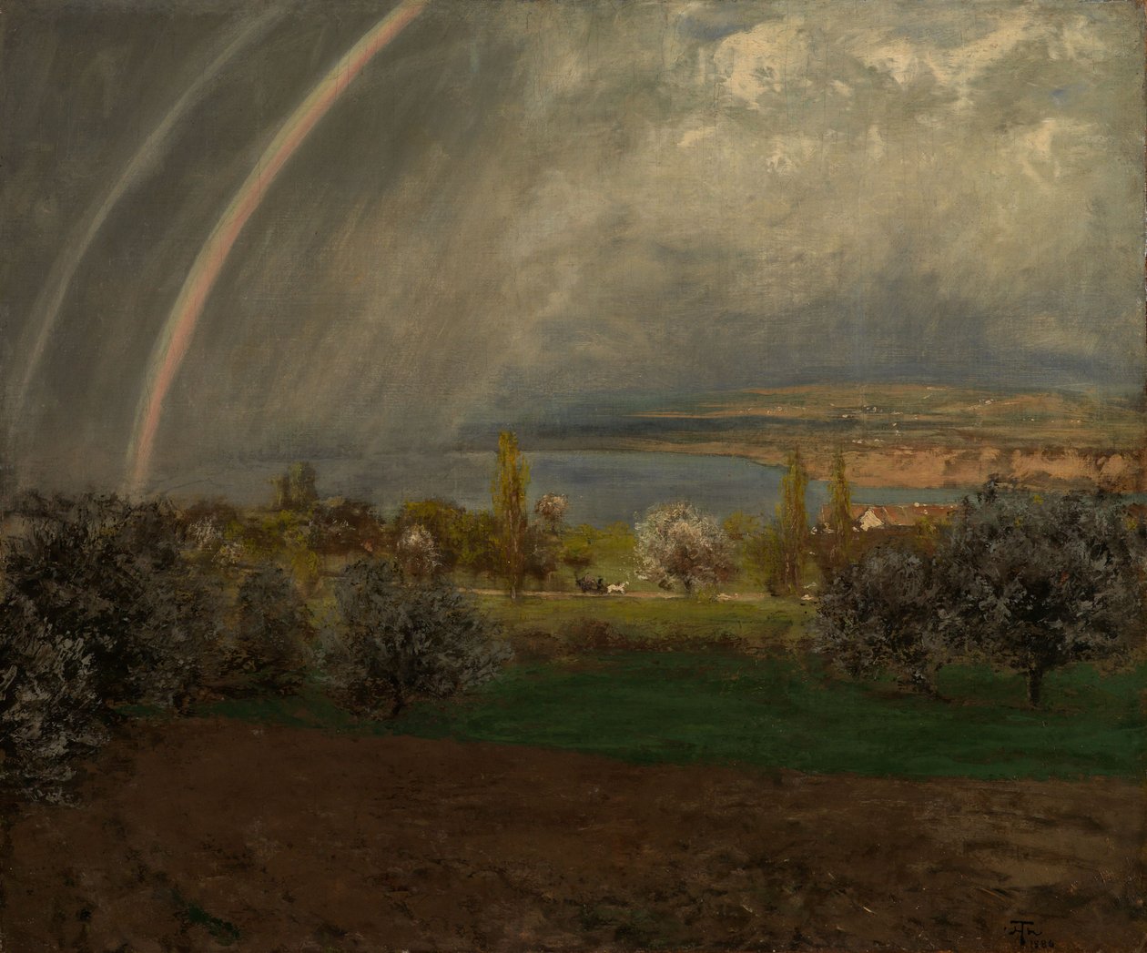 Paesaggio nei pressi di Ermatingen da Hans Thoma
