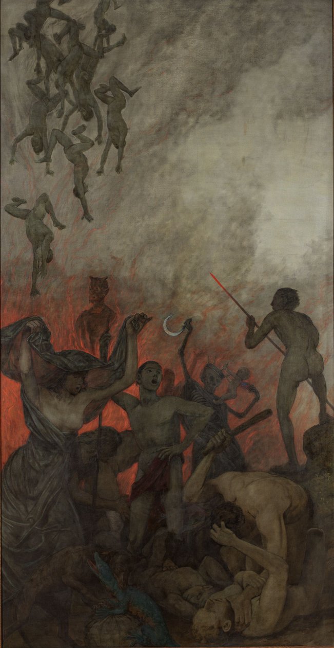 Trittico pasquale: L’inferno da Hans Thoma