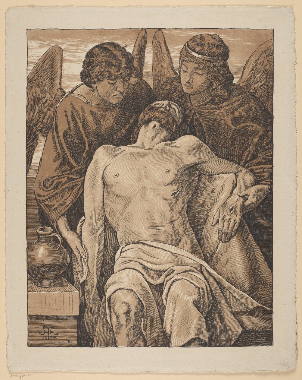 Pietà angelica da Hans Thoma
