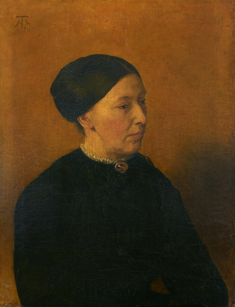 Ritratto della signora Zeiner da Hans Thoma