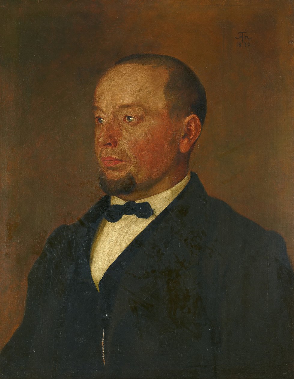 Ritratto del maestro idraulico Zeiner da Hans Thoma