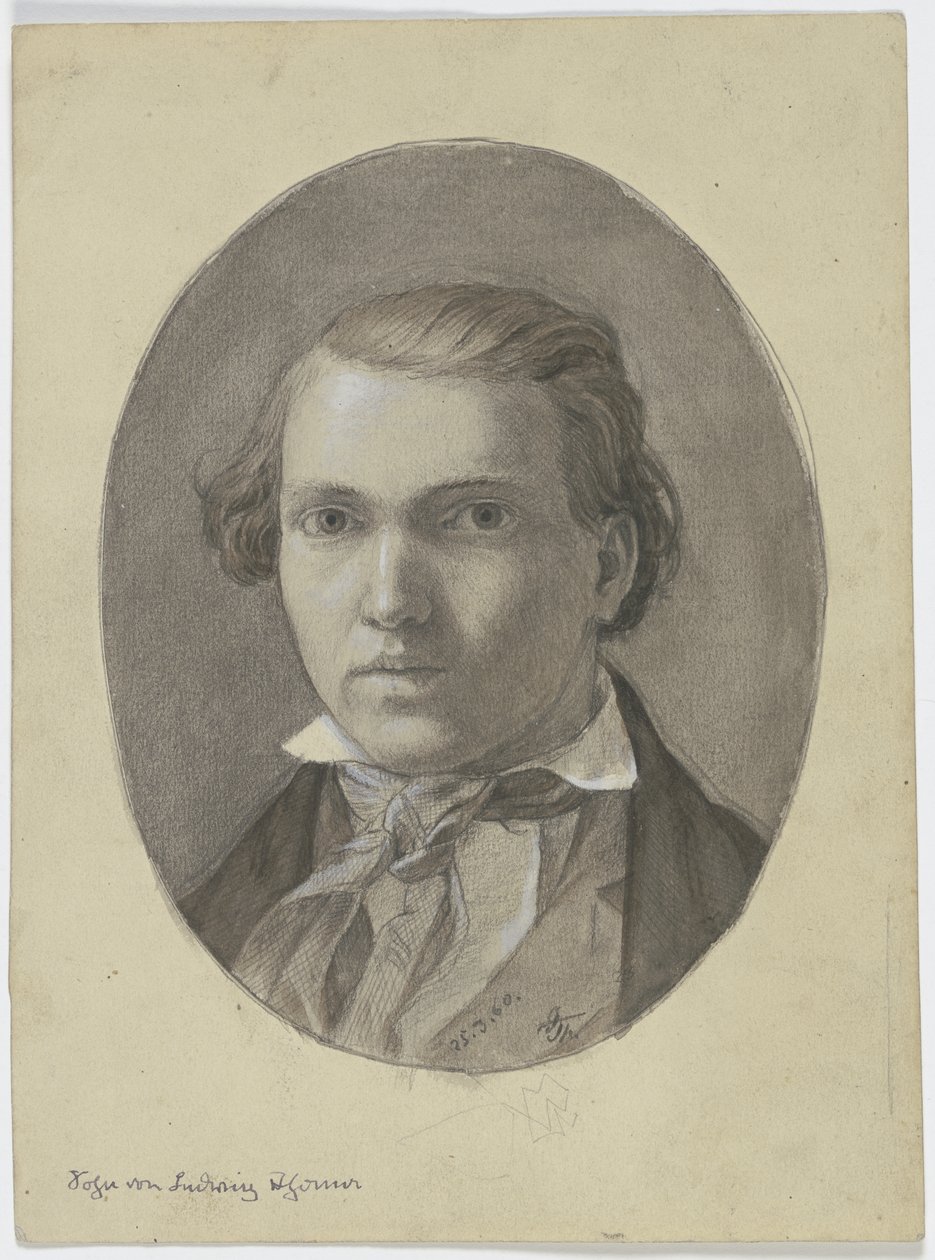 Ritratto di un figlio di Ludwig Thoma da Hans Thoma