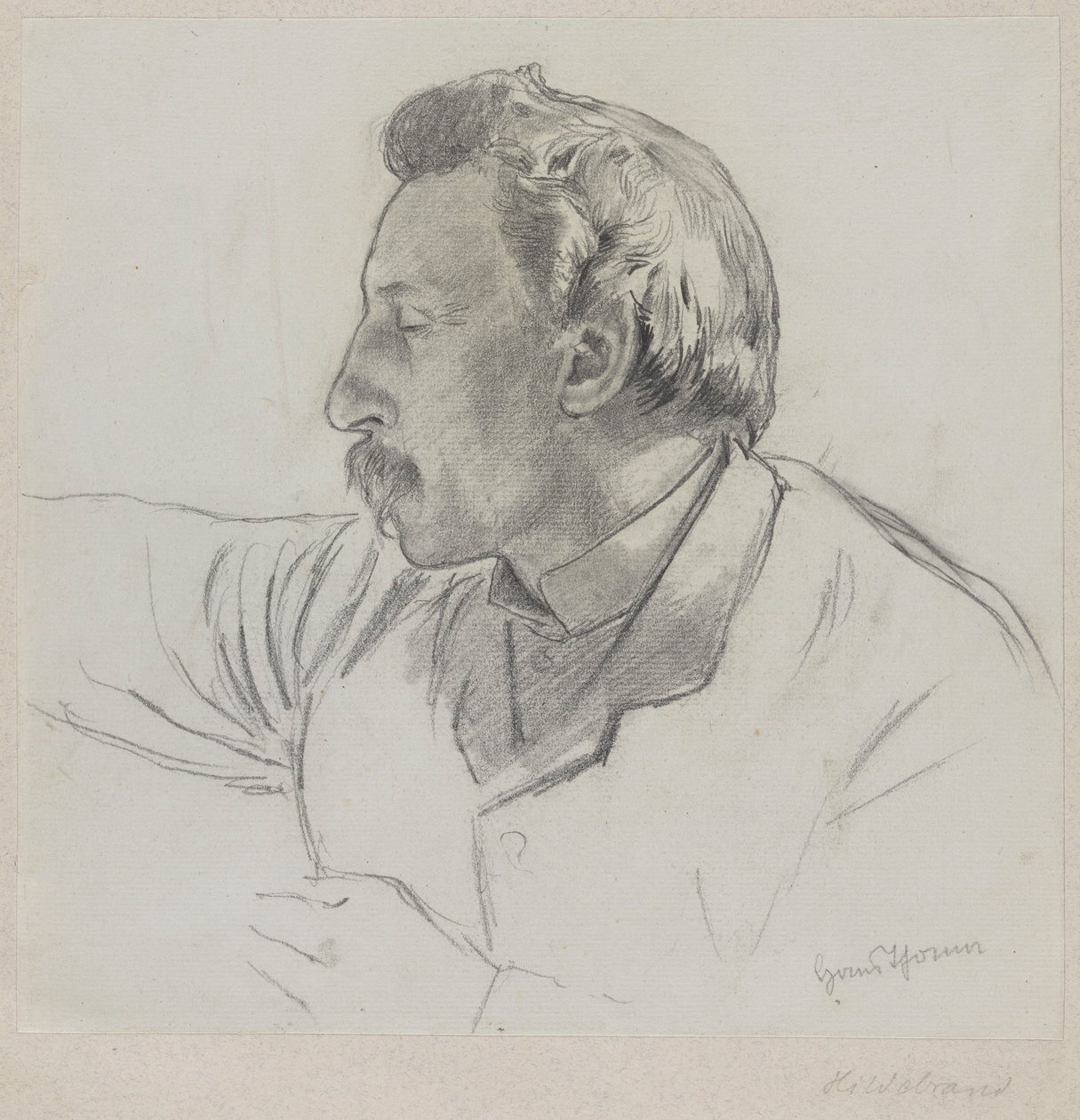 Ritratto di Adolf Hildebrand (1841-1921) da Hans Thoma
