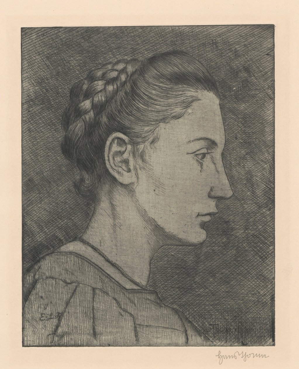 Ritratto di Bettiny von Arnim da Hans Thoma