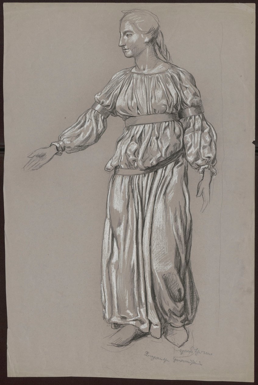 Bozzetto di costume Frei da Hans Thoma