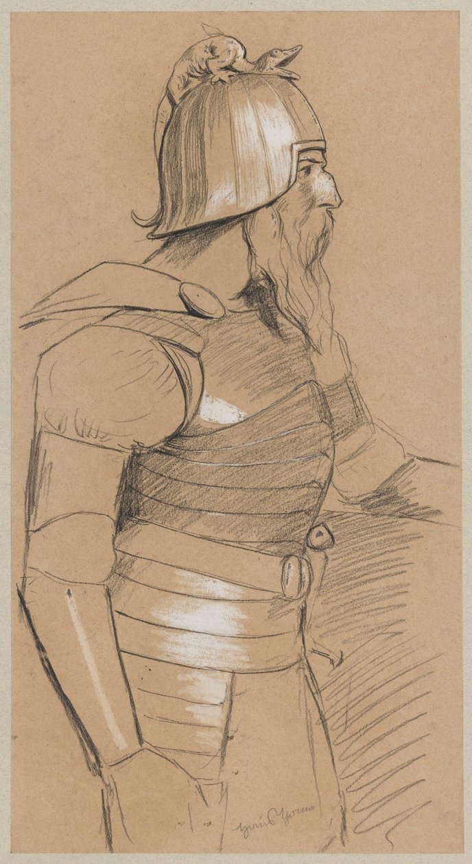 Progetto del costume di Hagen da Hans Thoma
