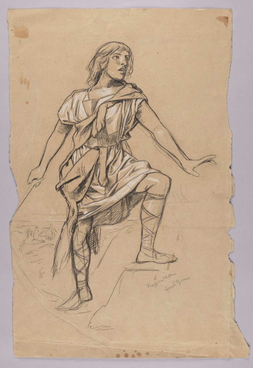 Progetto del costume di Sigfrido da Hans Thoma
