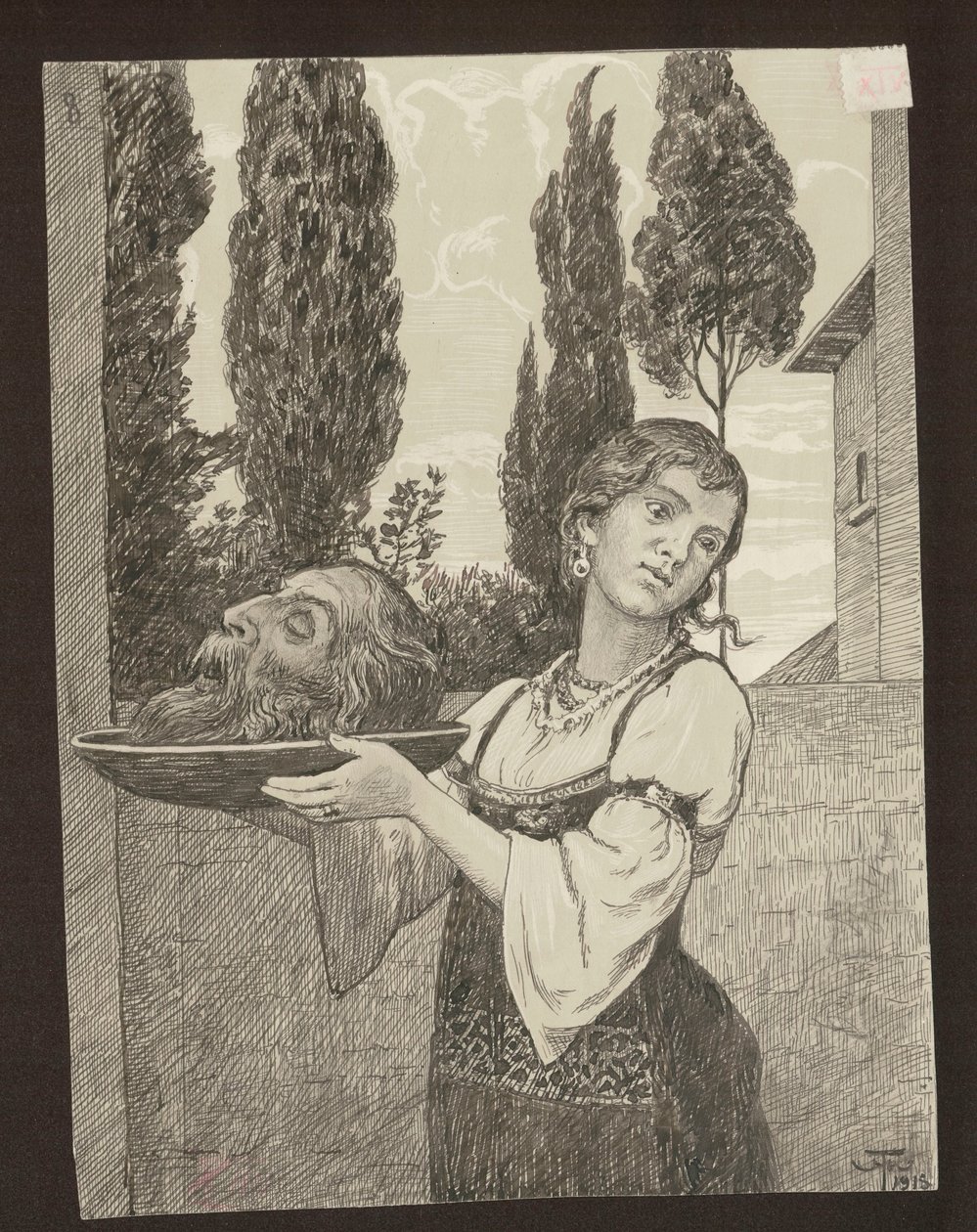 Salomè con la testa di San Giovanni Battista da Hans Thoma