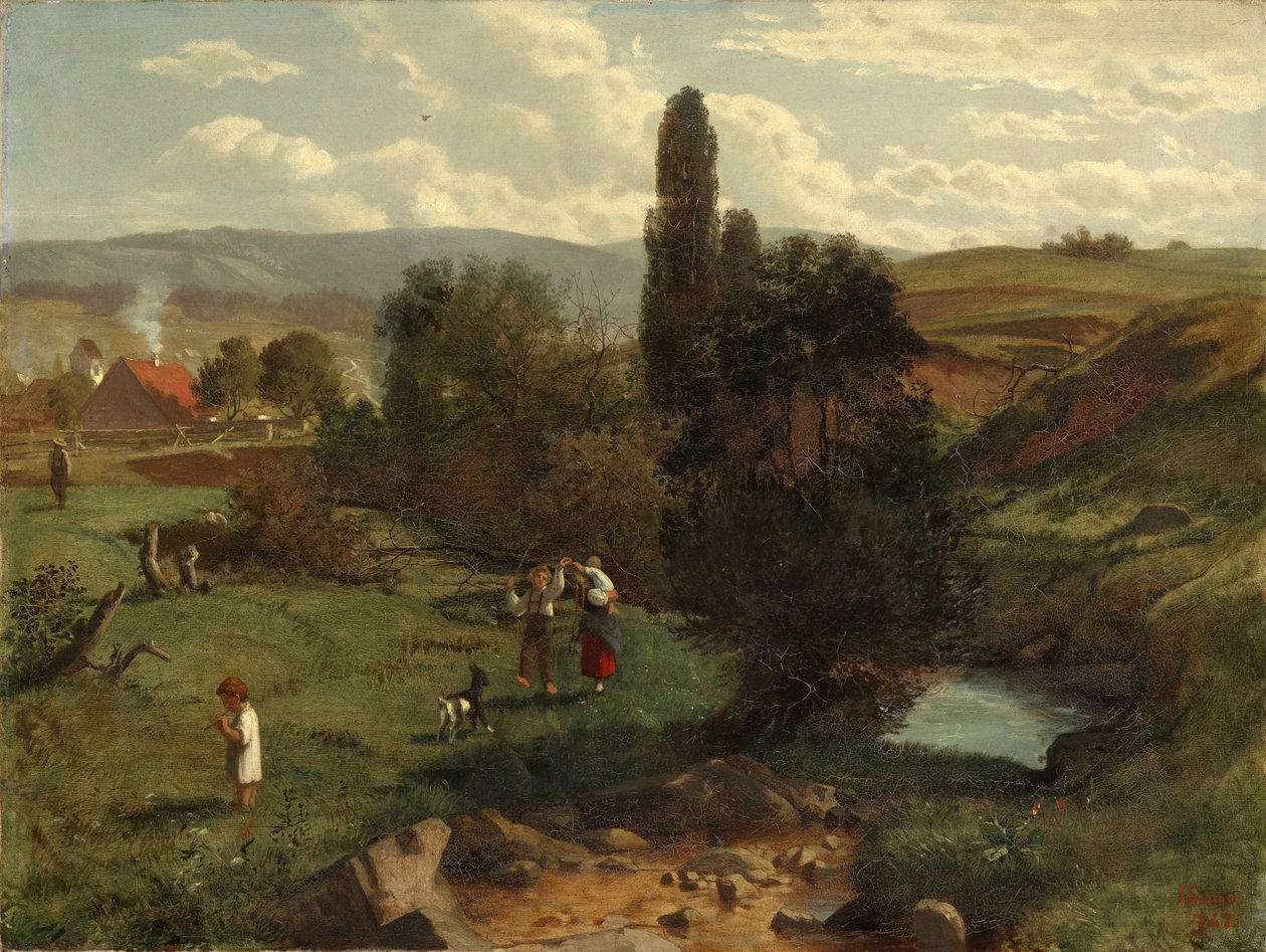 Paesaggio della Foresta Nera da Hans Thoma