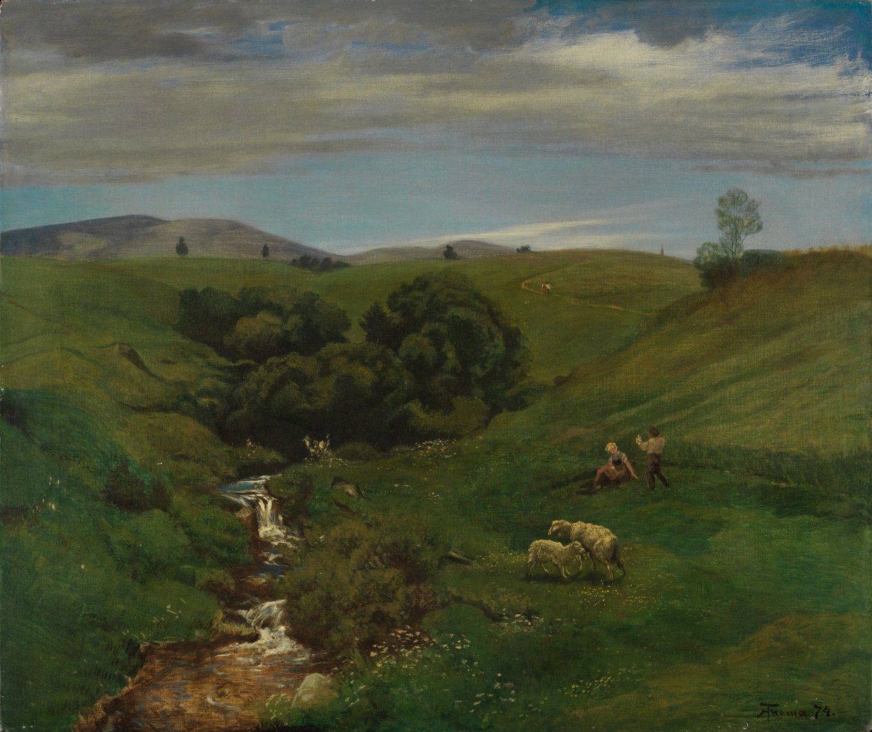 Prato nella Foresta Nera da Hans Thoma