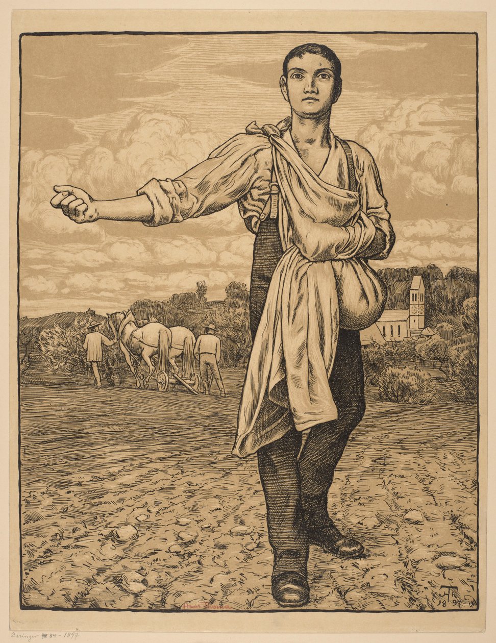 Il seminatore da Hans Thoma