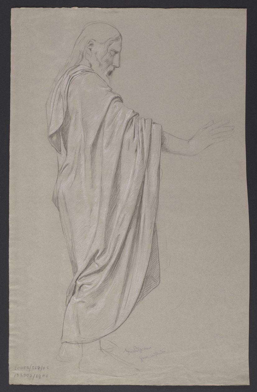 Abbozzo della figura di Cristo da Hans Thoma