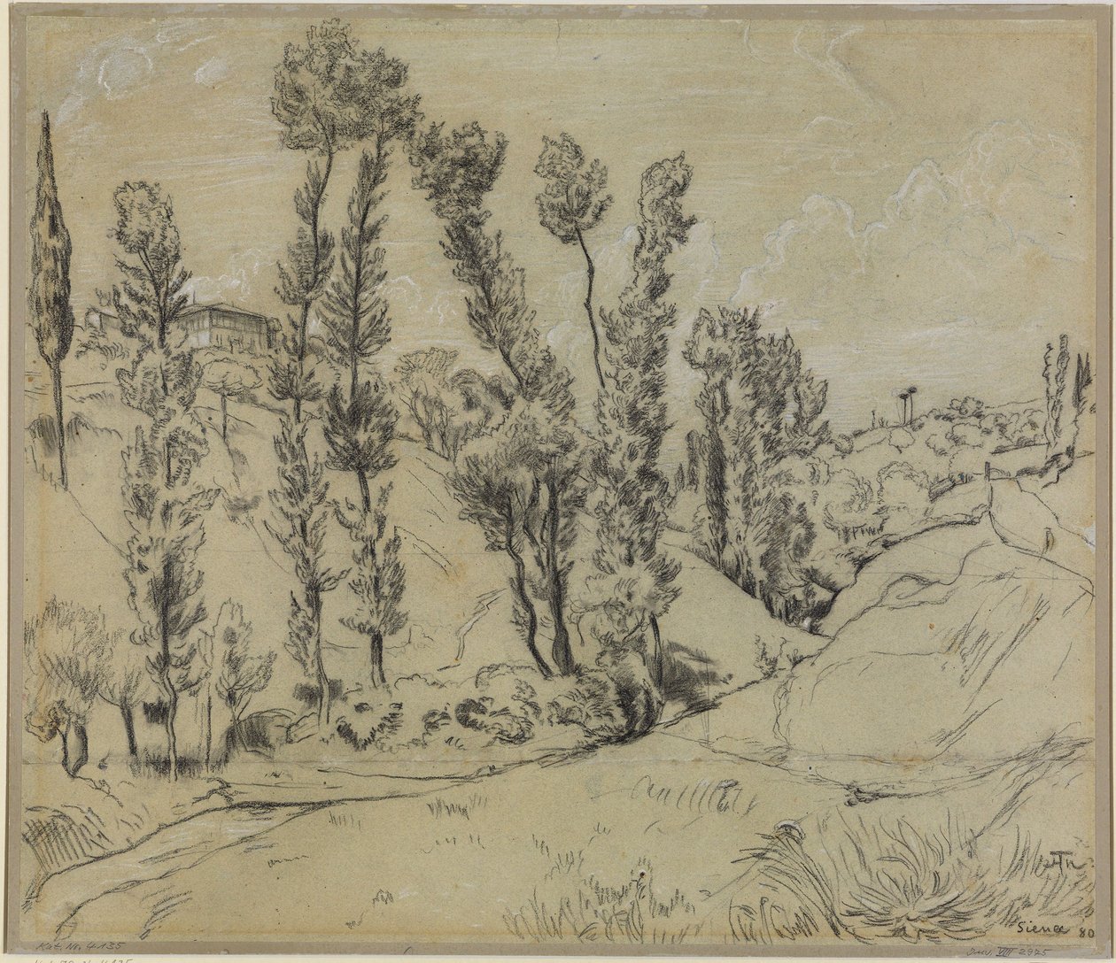 Valle vicino a Siena da Hans Thoma