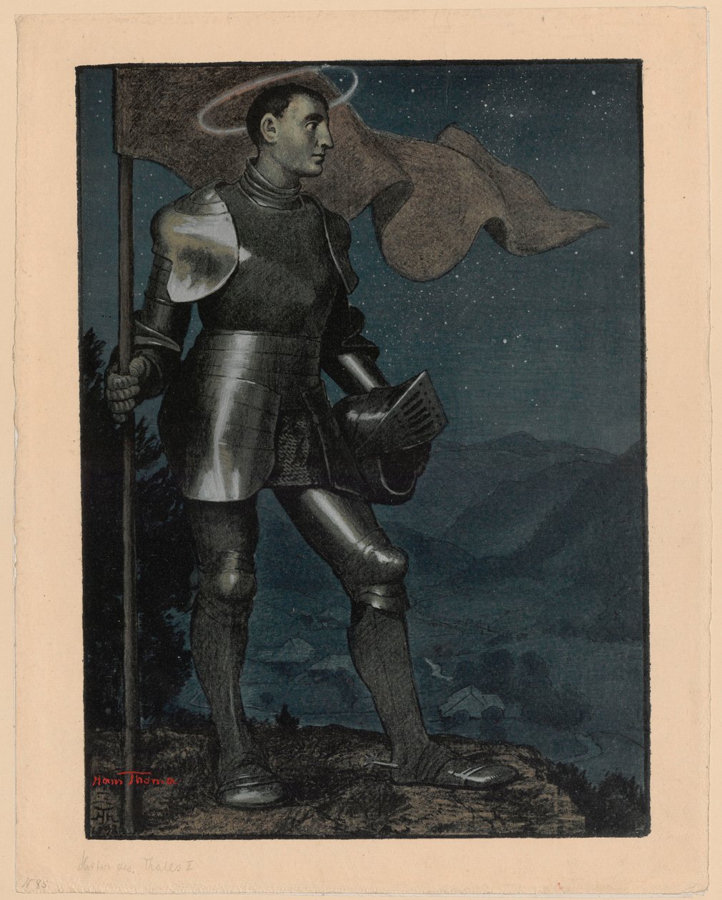 Custode della valle II da Hans Thoma
