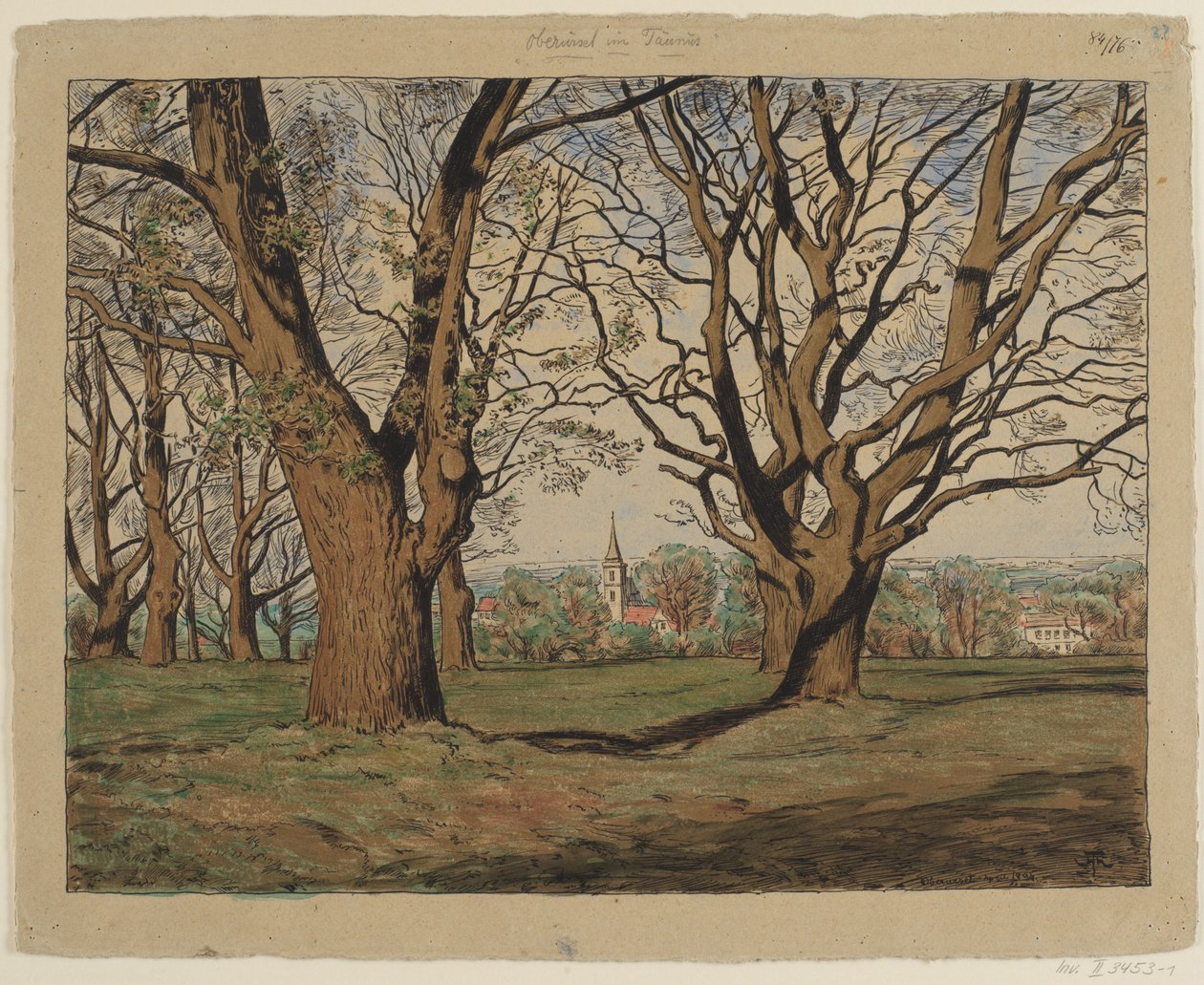 Paesaggio del Taunus nei pressi di Oberursel da Hans Thoma