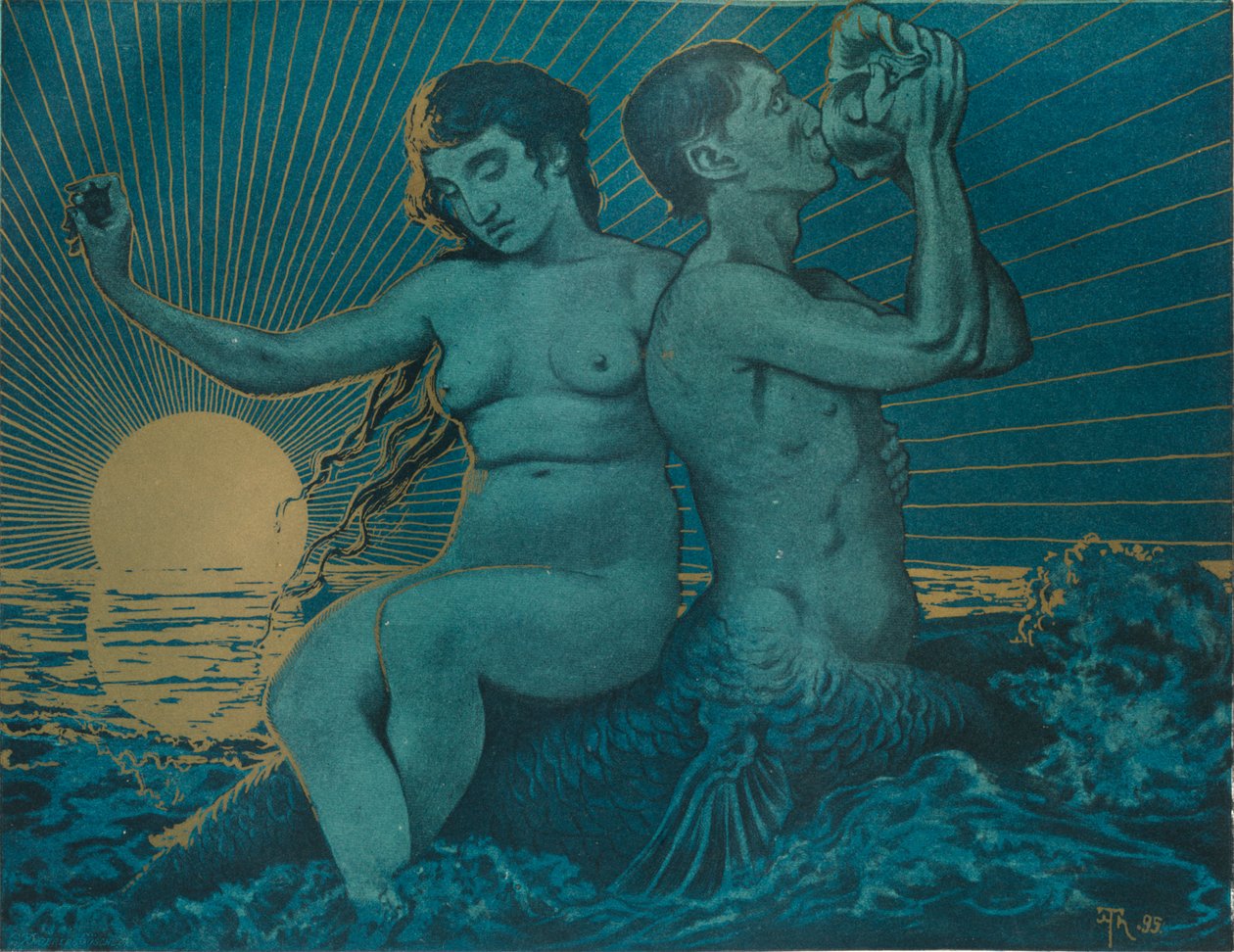 Tritone e Nereide da Hans Thoma