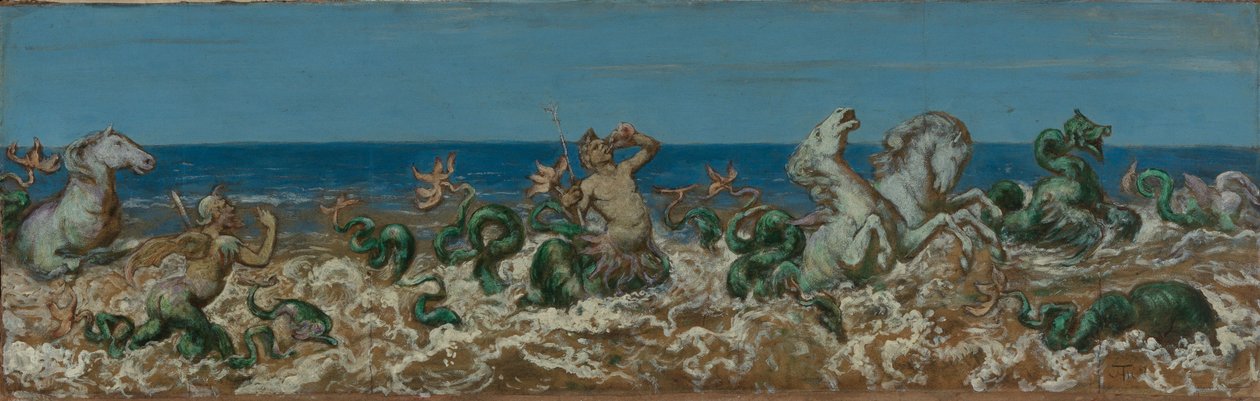 Sezione dei Tritoni da Hans Thoma