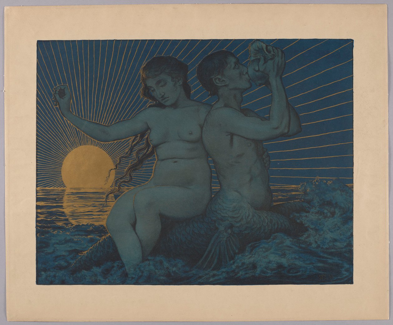Tryton a Nereida da Hans Thoma