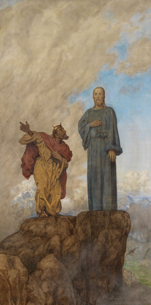Tentazione di Cristo da Hans Thoma