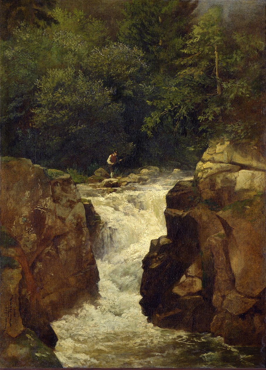 Cascata presso Sankt Blasien da Hans Thoma