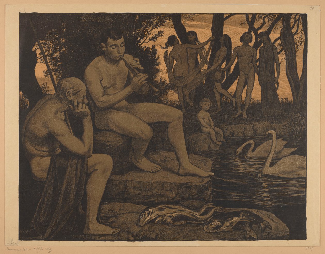 Sera (idillio nel bosco) da Hans Thoma