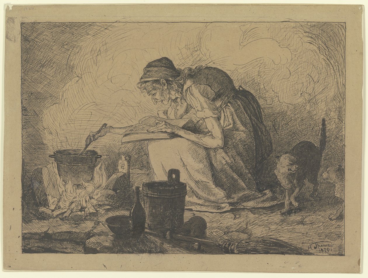 Cucina delle streghe da Hans Thoma