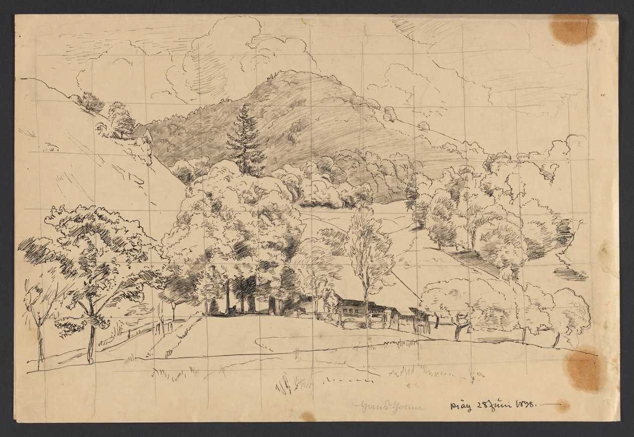 Fattoria rurale a Präg, nella Foresta Nera da Hans Thoma