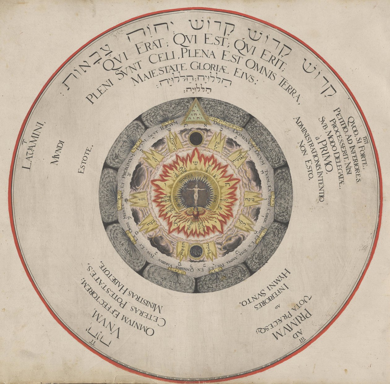 Illustrazione dal libro Amphitheatrum Sapientiae Aeternae di H. Khunrath da Hans Vredeman de Vries