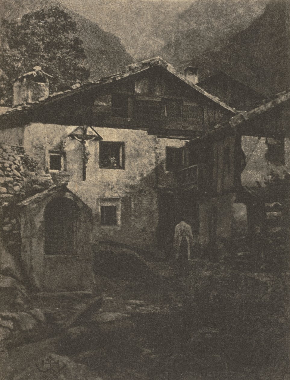 Un Angolo di Villaggio da Hans Watzek