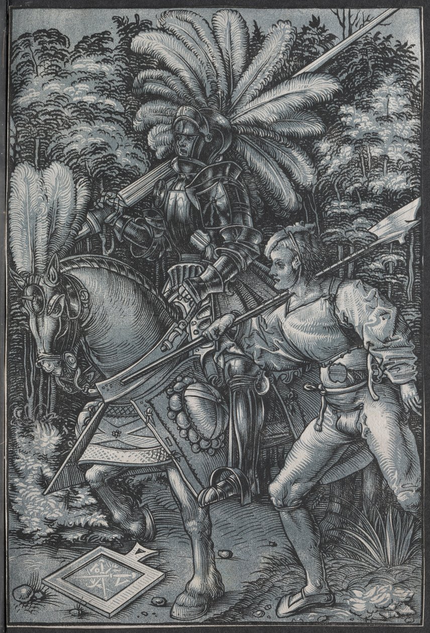 Il cavaliere e il lanzichenecco da Hans Wechtlin