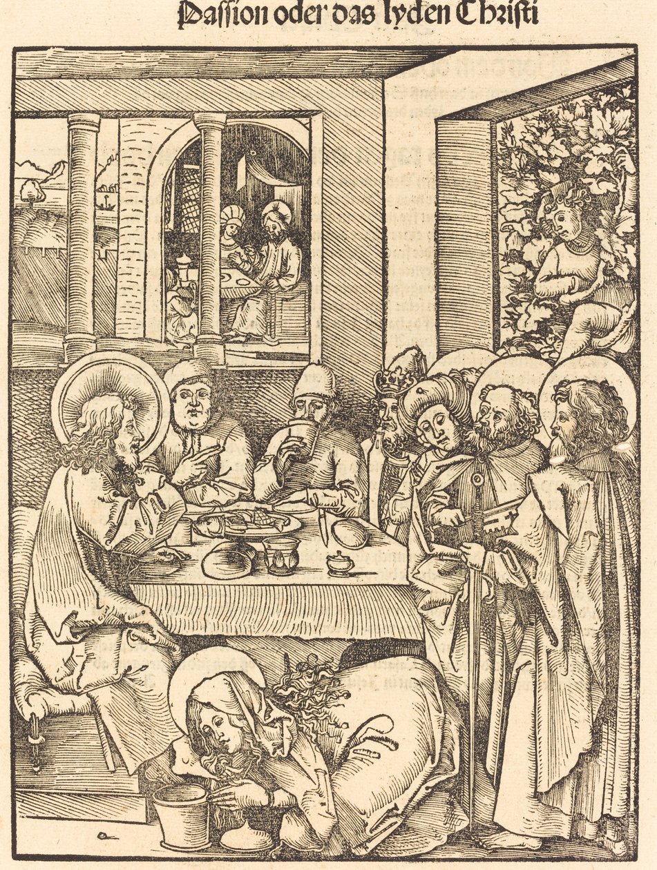 Maria Maddalena Lava i Piedi di Cristo da Hans Wechtlin I