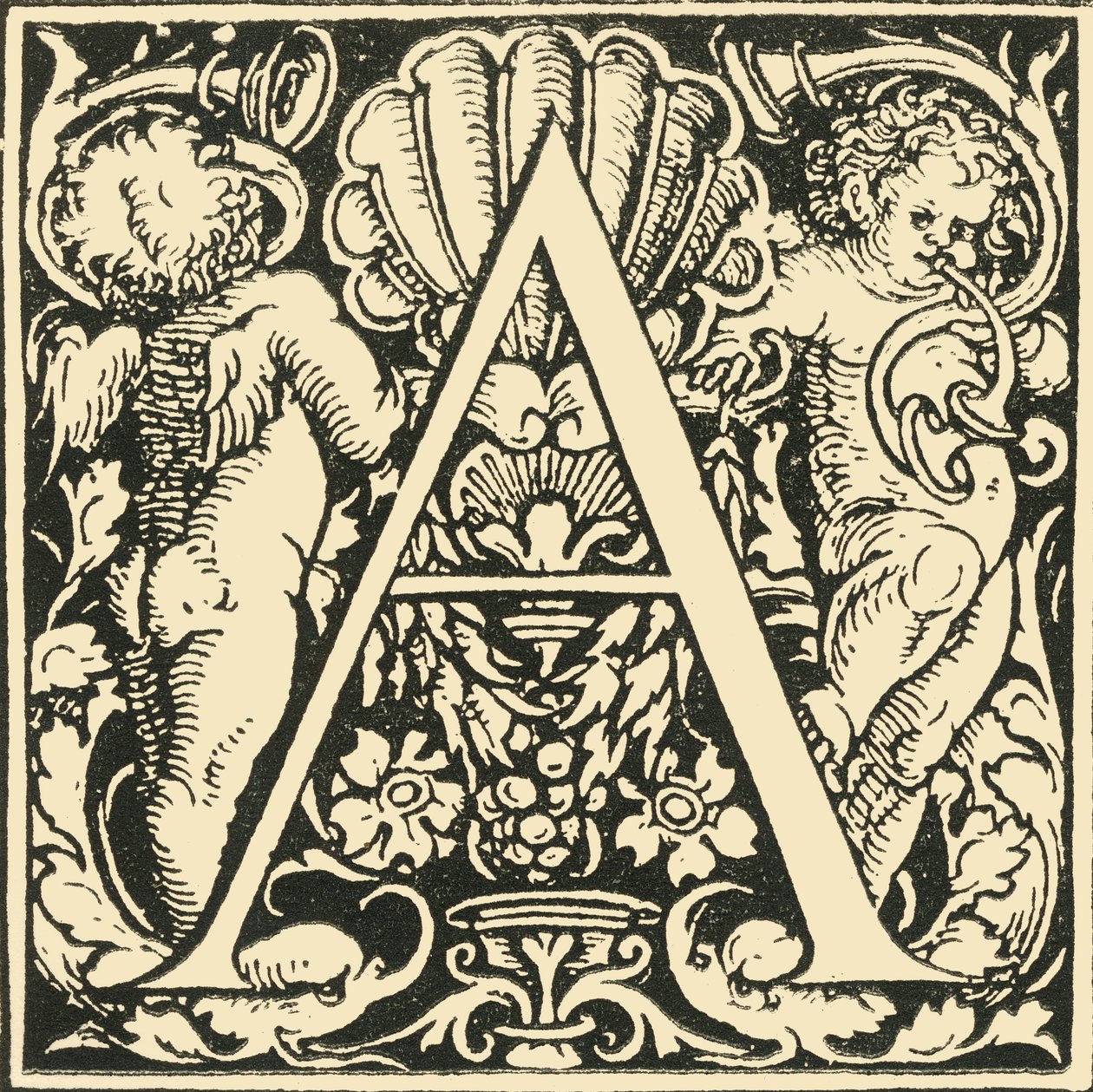 A - Un alfabeto di Hans Weiditz, c1520-1521, 1908 da Hans Weiditz