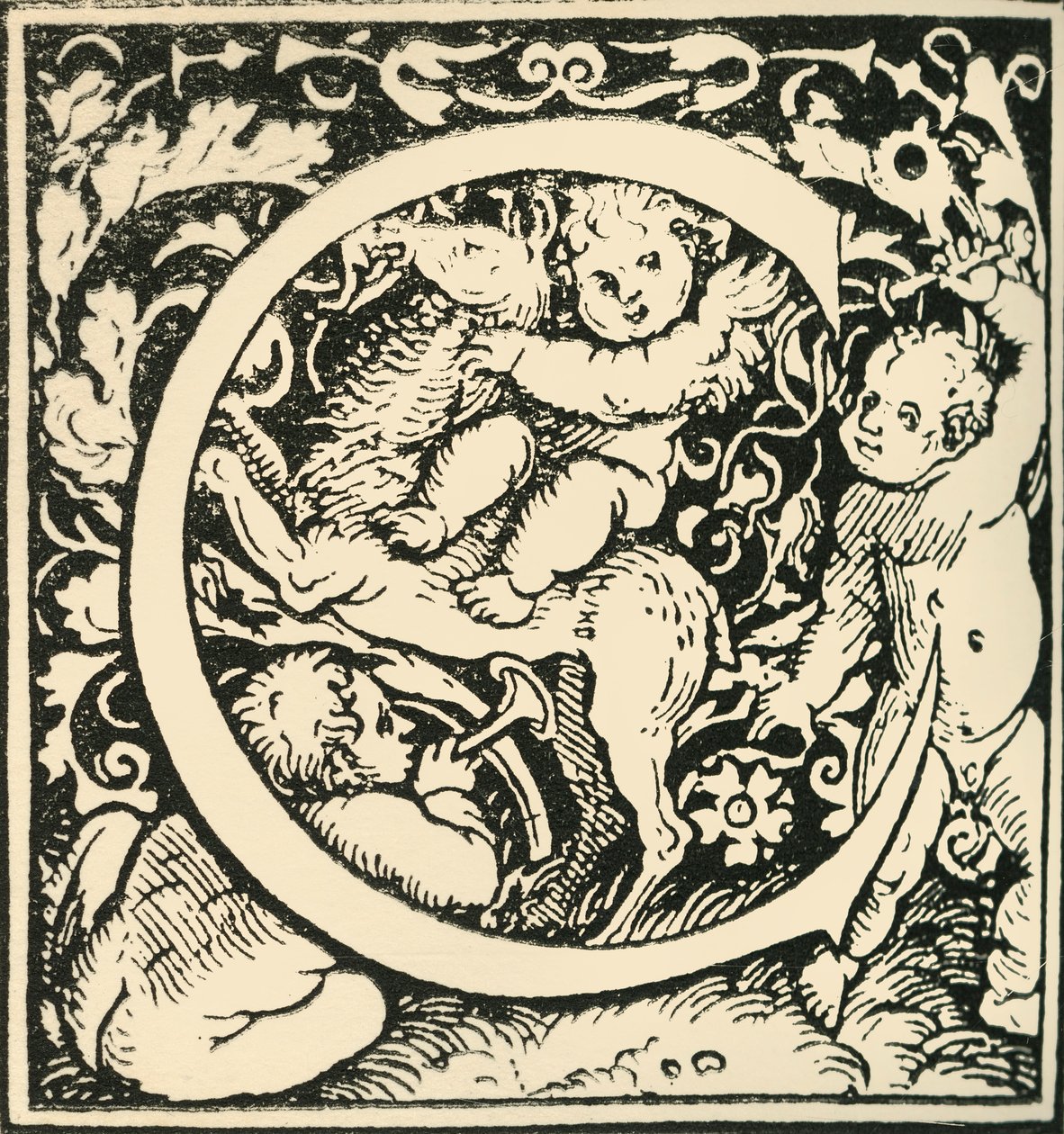 C - Un alfabeto di Hans Weiditz, c1520-1521, 1908 da Hans Weiditz
