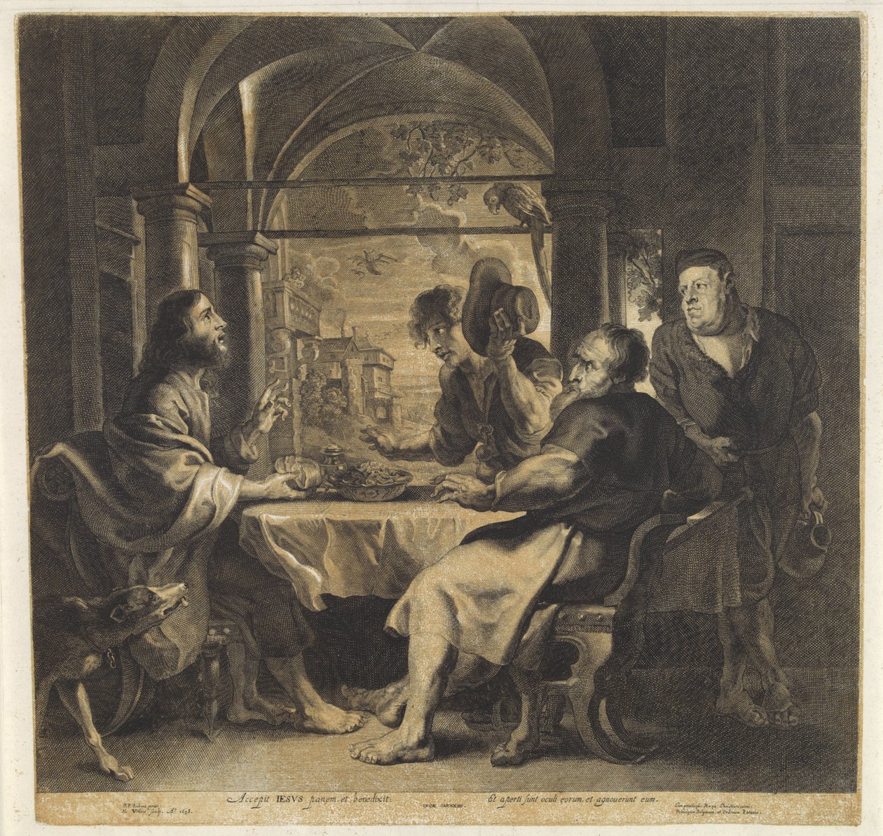 Cena in Emmaus da Hans Witdoeck