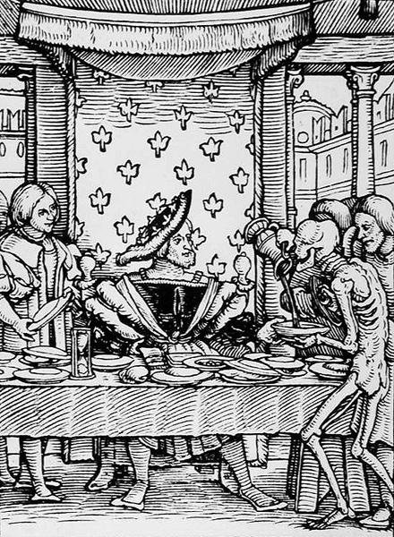 La Morte e il Re, da La Danza della Morte, inciso da Hans Lutzelburger, c.1538 da Hans after Holbein the Younger