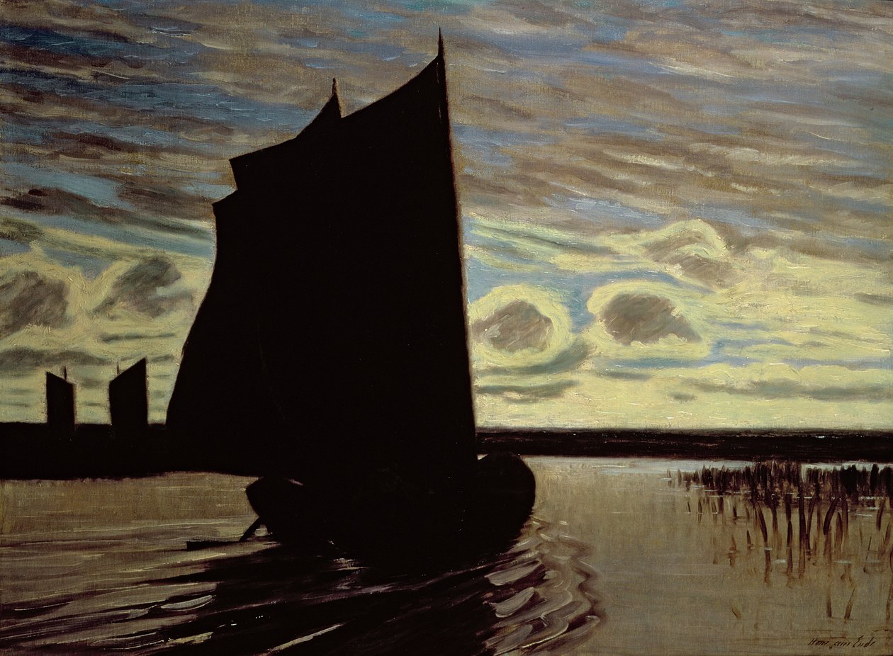 Barca sul fiume Hamme da Hans am Ende