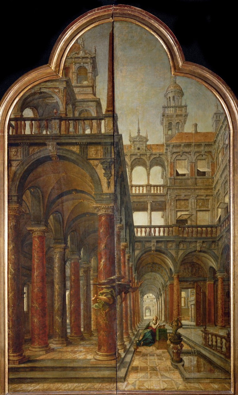 Annunciazione da Hans or Jan Vredeman de Vries