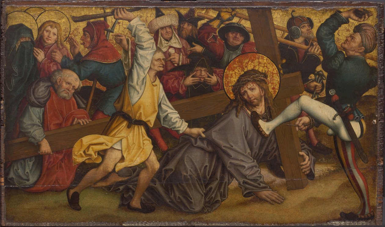 Cristo porta la croce da Hans or Johan Maler