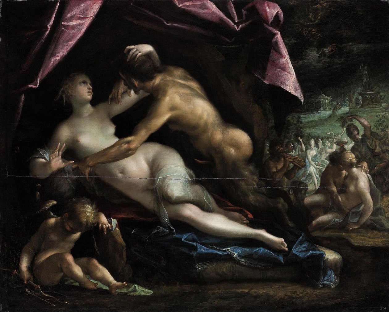 Pan e Selene da Hans von Aachen