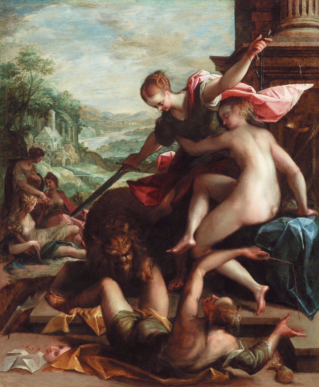 Il trionfo della verità da Hans von Aachen