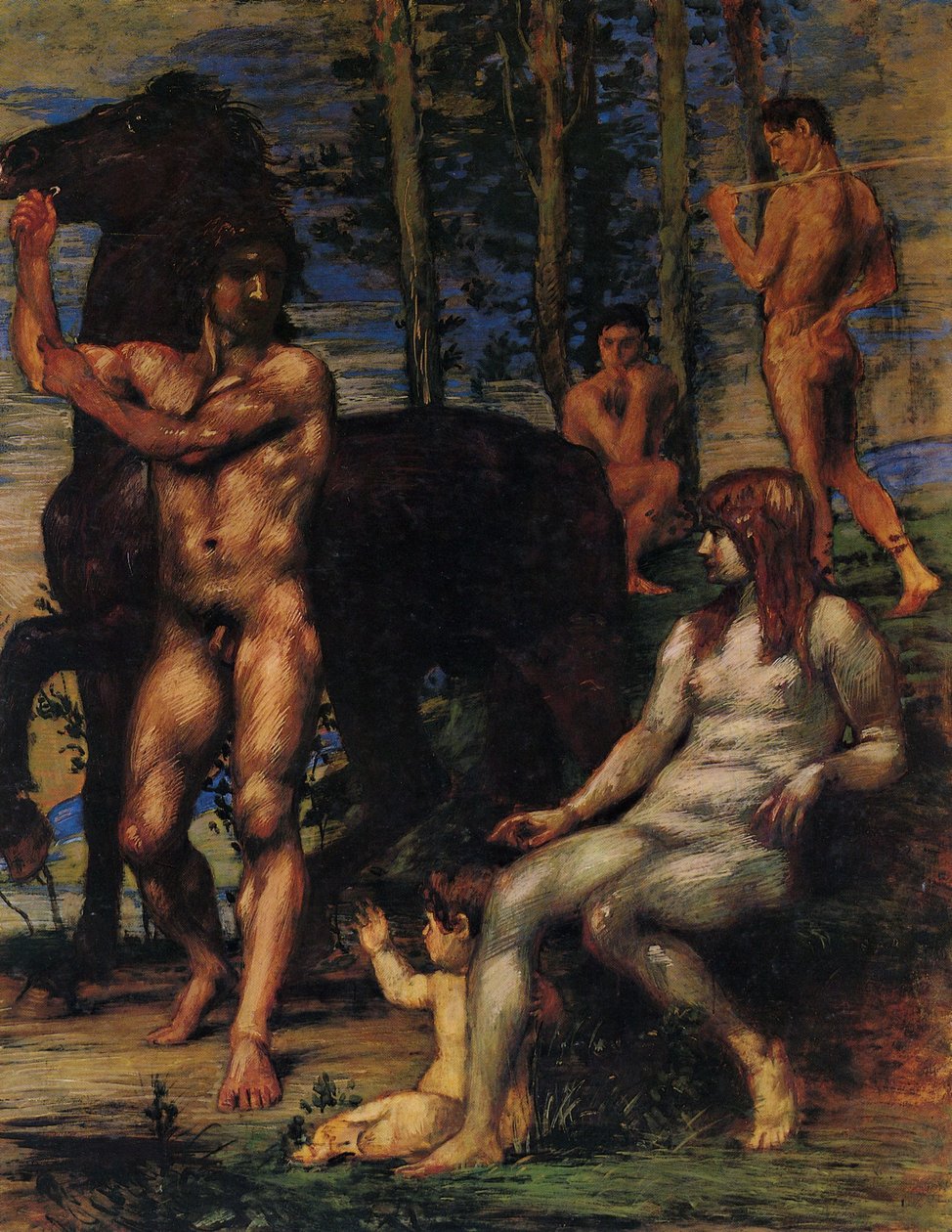 Il conduttore di cavalli e la ninfa da Hans von Marées