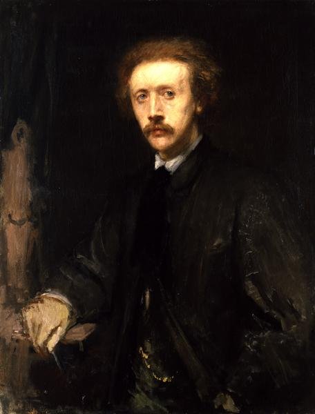 Ritratto di Konrad Knoll (1829-99), c.1863-64 da Hans von Marées
