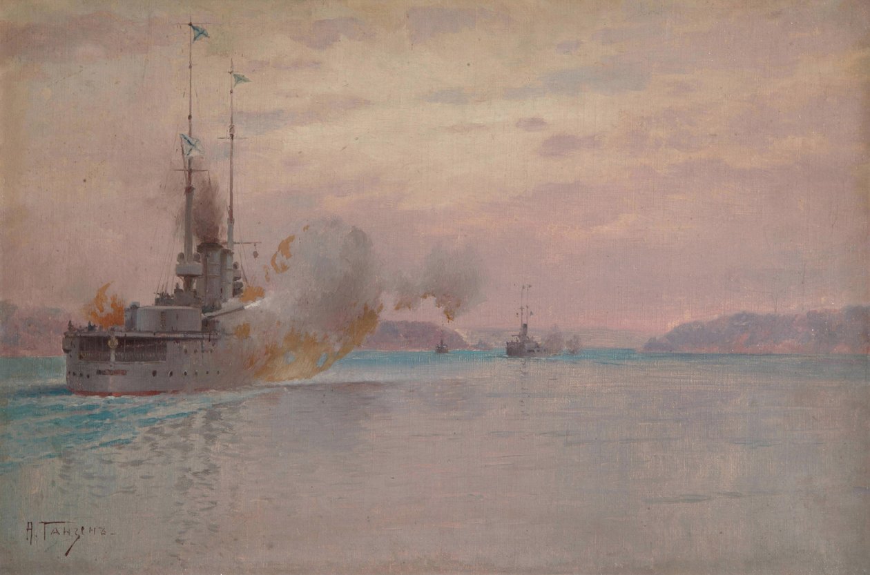 Il bombardamento navale russo del Bosforo da Hansen