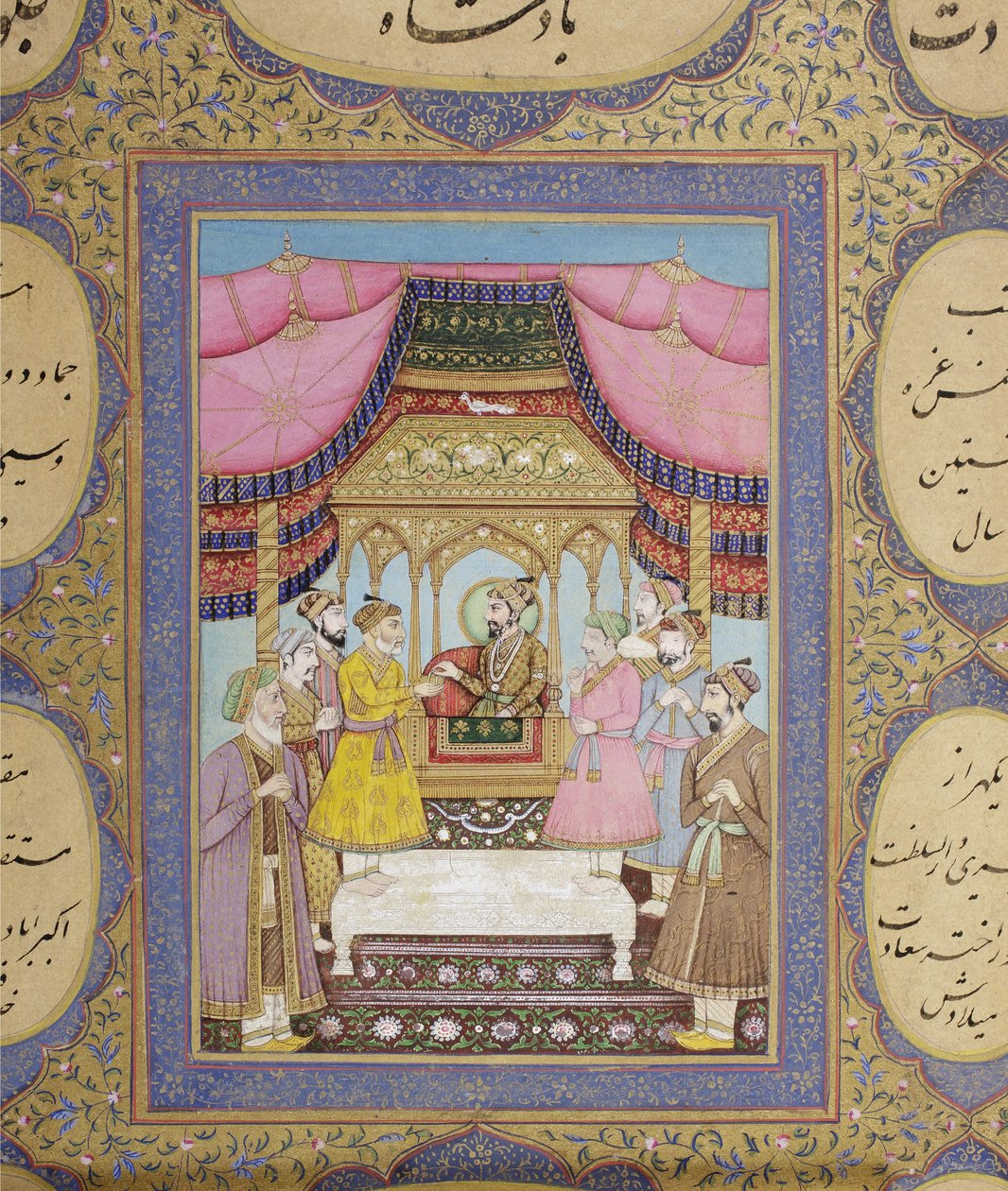Album di genealogia dinastica Mughal, 1855 da Haqim Ahasan Ullah Khan