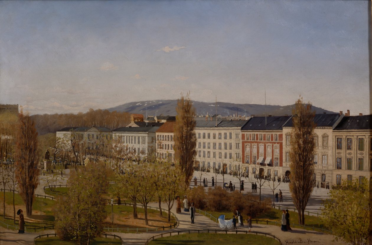 Via Karl Johans da Harald B. Hansen