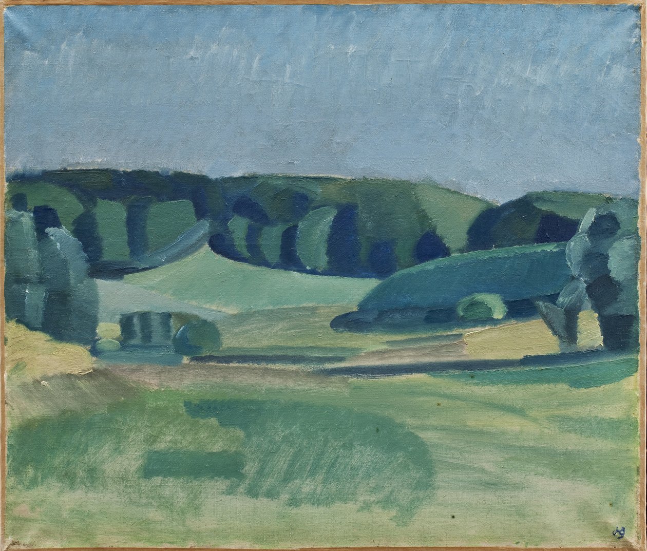 Paesaggio vicino a Bistrup da Harald Giersing