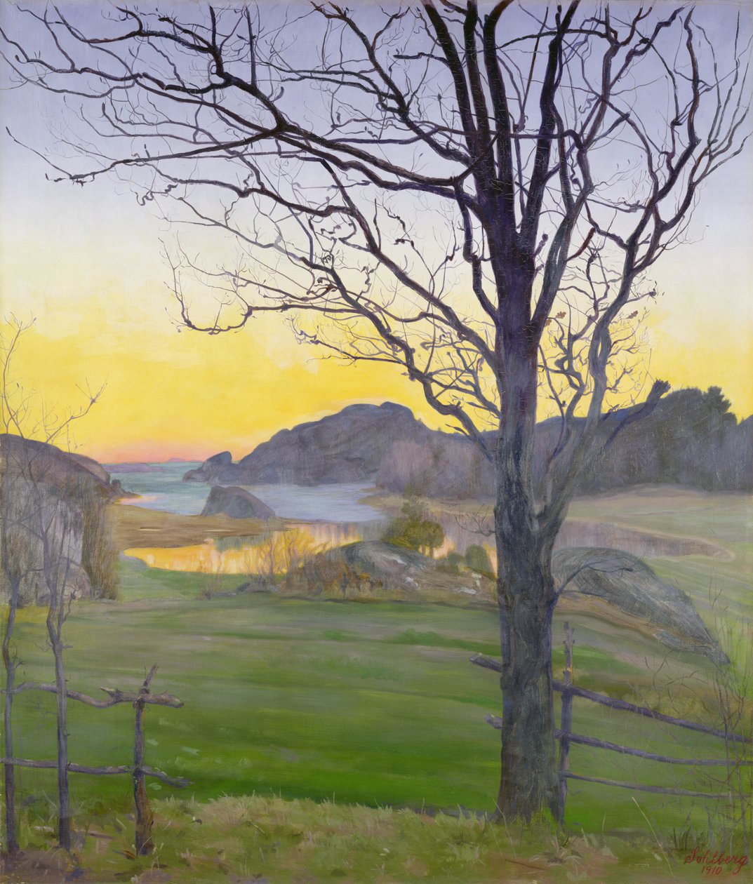 Paesaggio autunnale da Harald Oscar Sohlberg