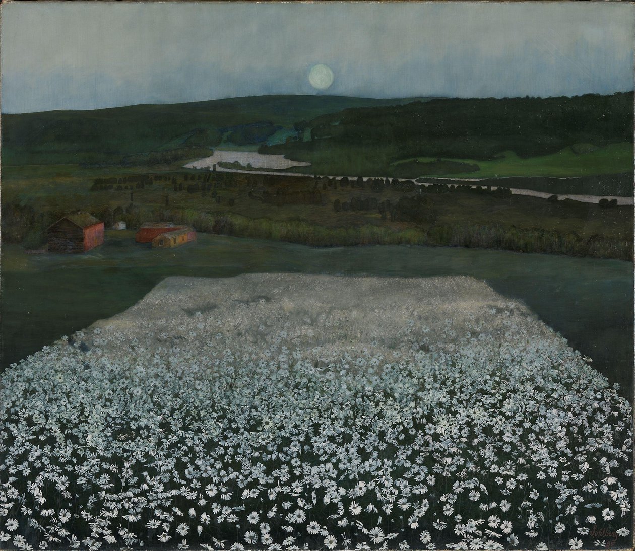 Prato fiorito nel Nord da Harald Oscar Sohlberg