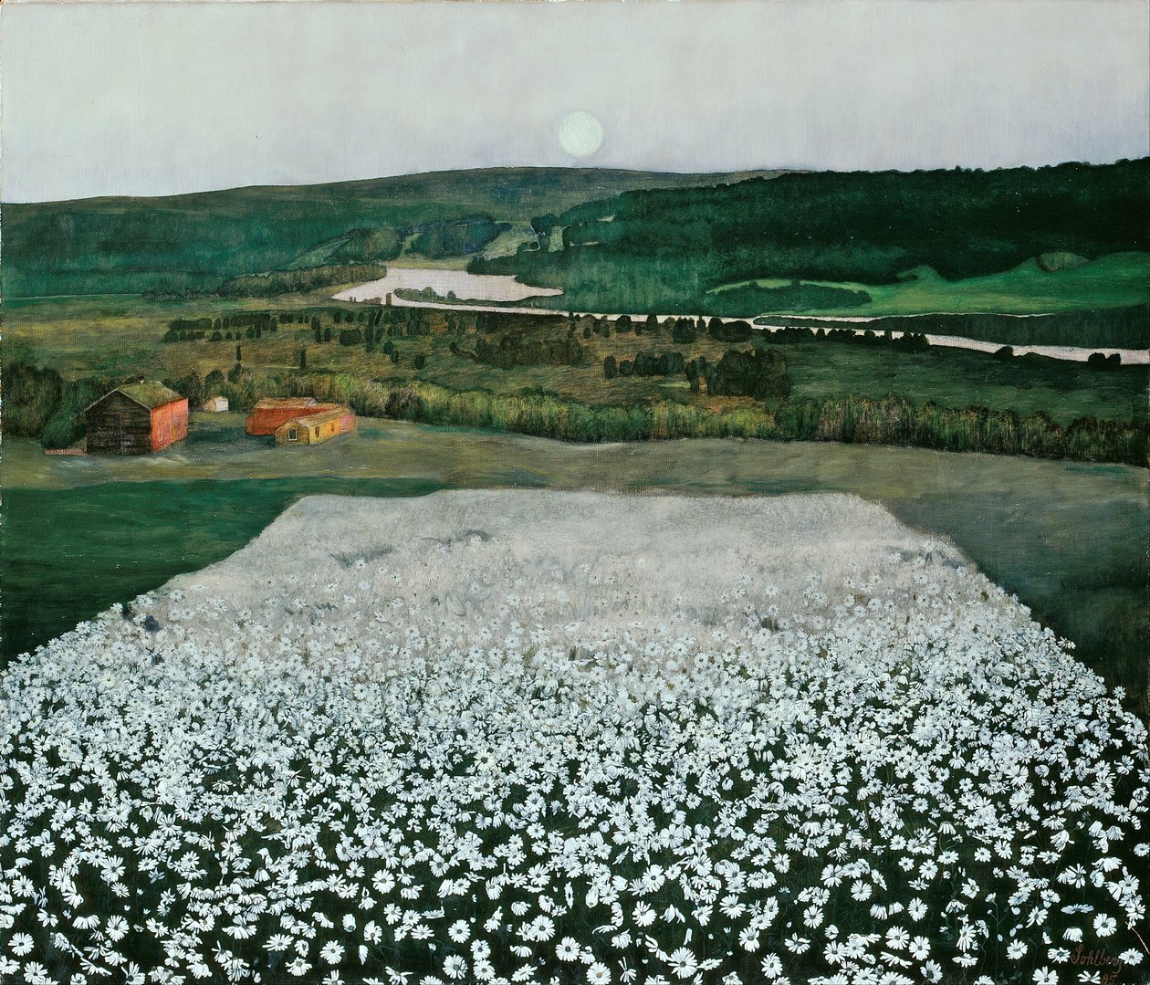 Prato fiorito nel Nord da Harald Oscar Sohlberg