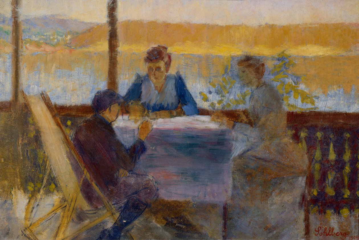 Dalla veranda, Langøen da Harald Oscar Sohlberg